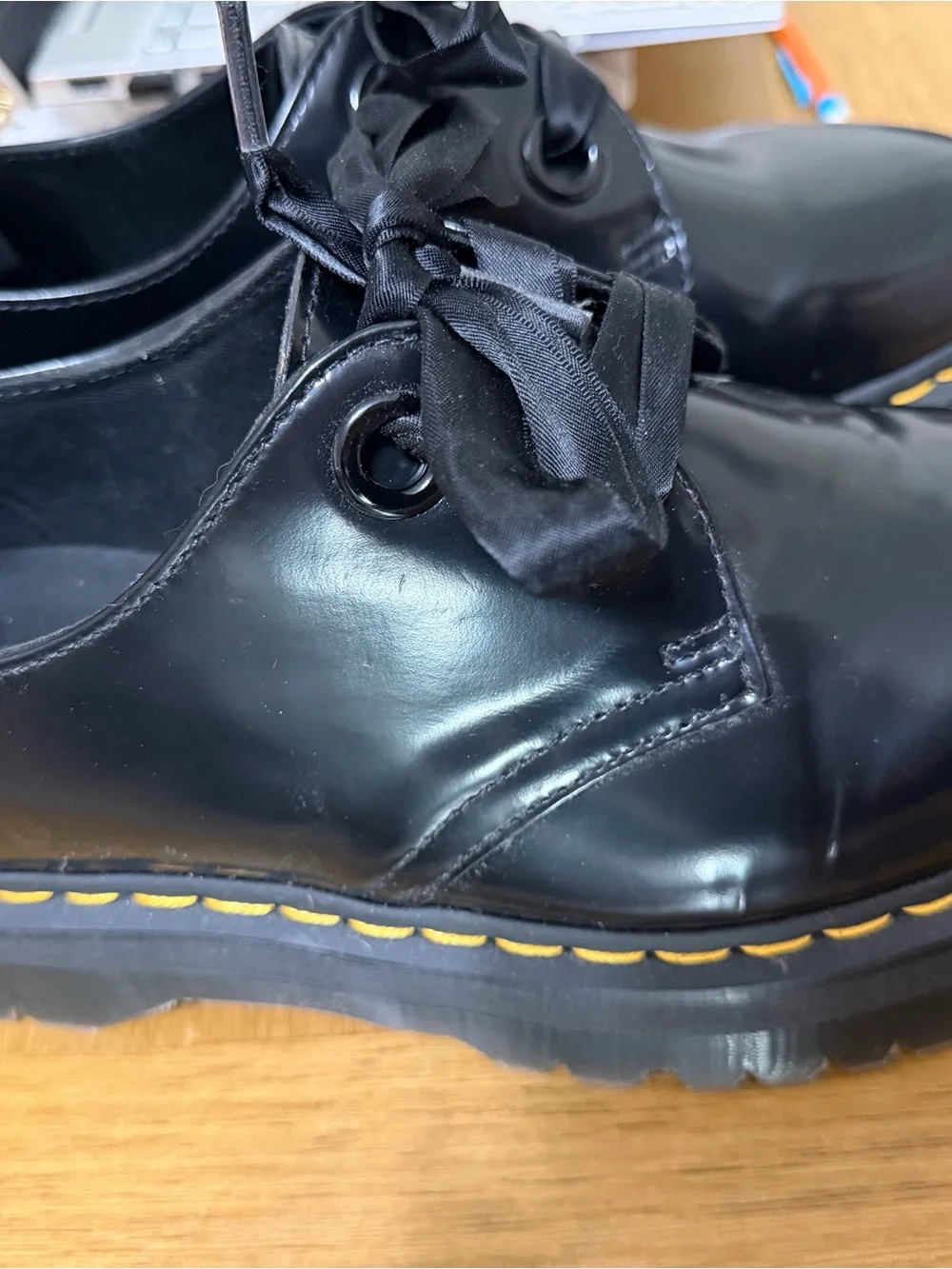 Dr. Martens black leather
